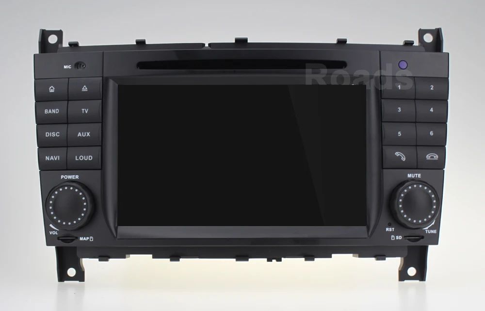 Android 9,0 автомобильный dvd-плеер радио gps для Mercedes/Benz W203 W209 C180 C200 C220 C230 C240 C250