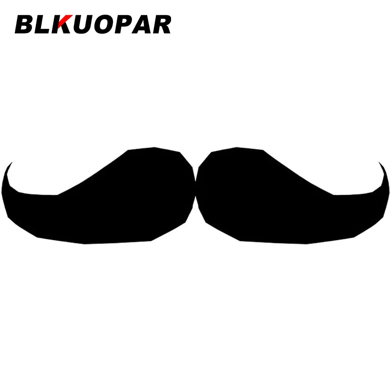 

BLKUOPAR Mustache Silhouette Car Stickers Die Cut Vinyl Waterproof Decal Car Accessories Windshield Trunk Decor Cartoon Graphics