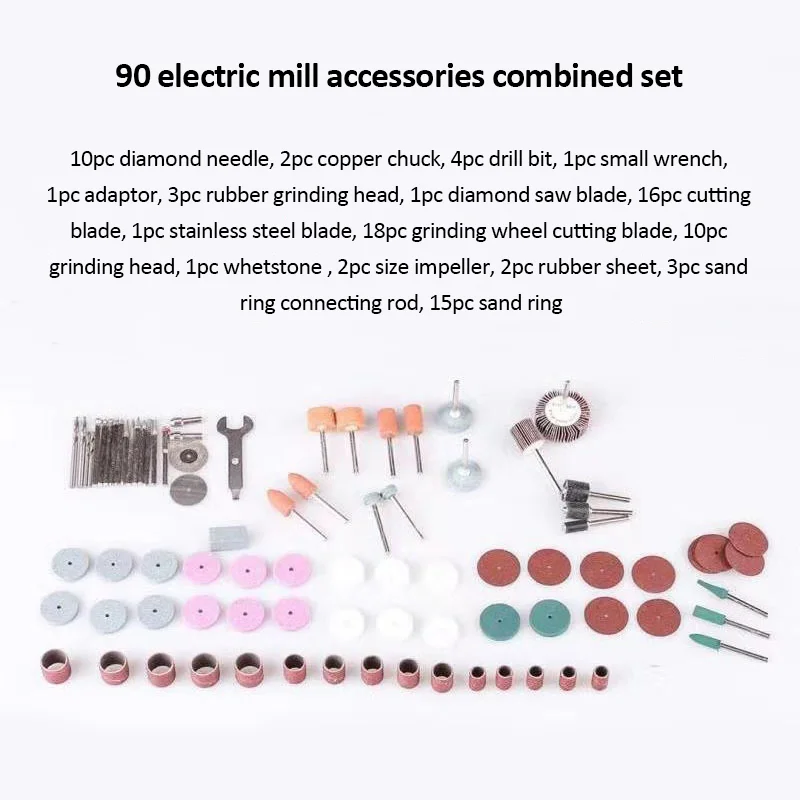 90/65 шт мини электрический сверлильный станок роторного инструмента шлифовки и