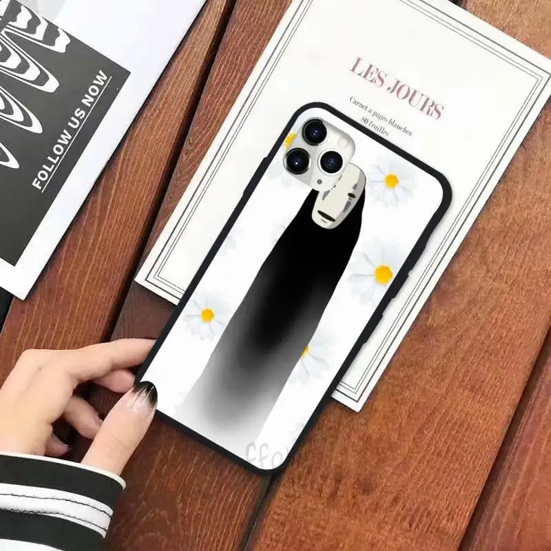 

Anime Spirited Away Faceless man Phone Case for iPhone 11 12 mini pro XS MAX 8 7 6 6S Plus X 5S SE 2020 XR