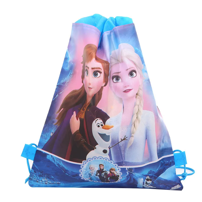 bag 1pc Платье принцессы «Холодное сердце» 2 вечерние поставки «Холодное сердце» вечерние Бумага соломы тарелки чашки для девочек с героями мультфильма «Холодное сердце»; 2 платья Эльзы и Анны для дня рождения Декор вечерние скатерть - Цвет: bag 1pc