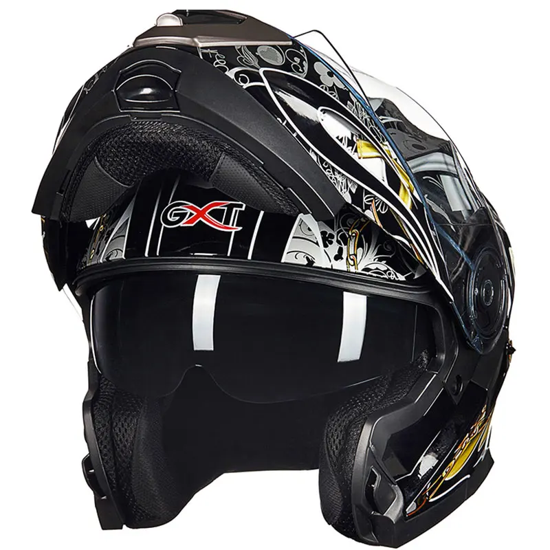 

GXT motorcycle helmet and helmet, two lens personality helmet, nice Four Seasons helmet casco casque moto capacete kask helm