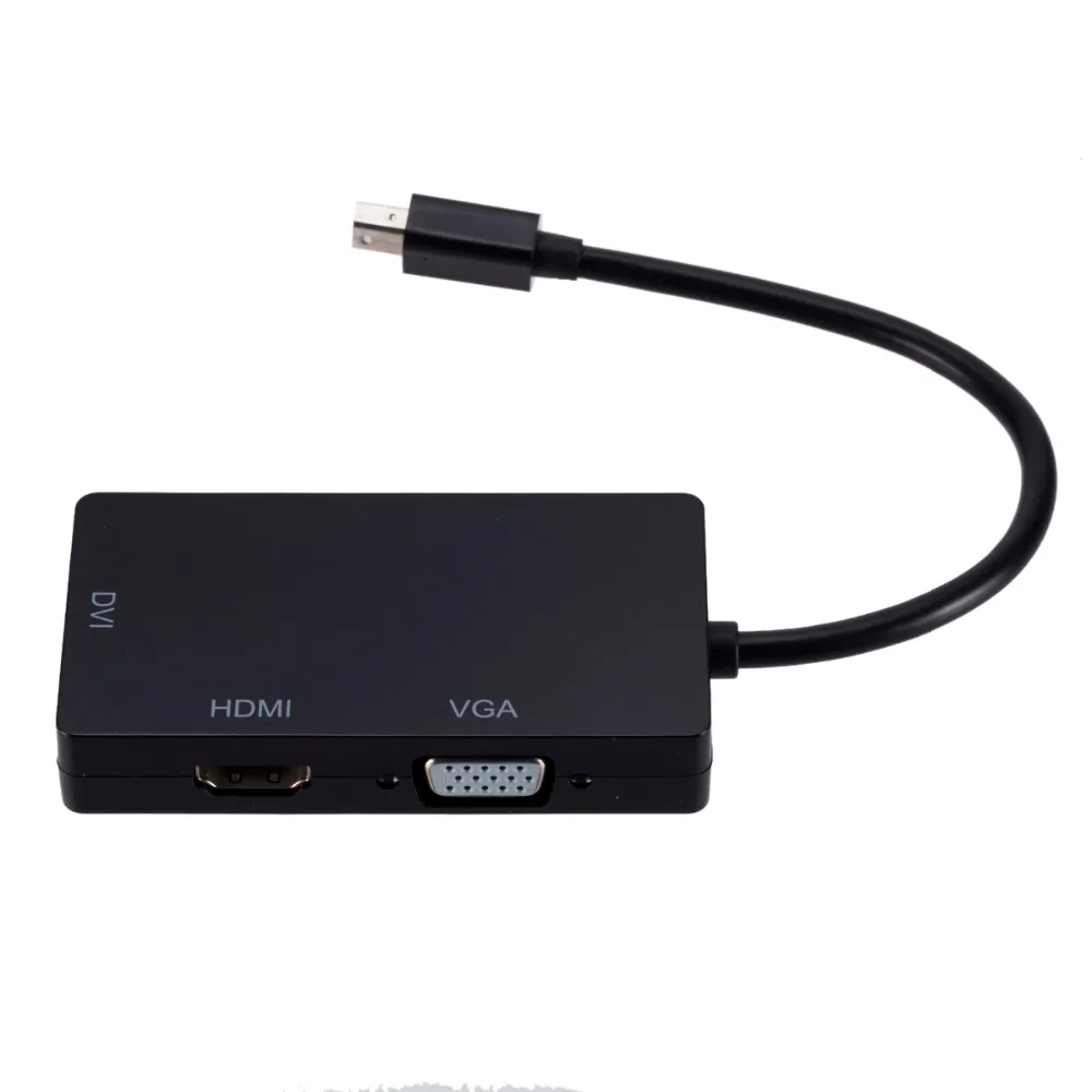 Asunflower мини дисплейный Порт Thunderbolt DP к HDMI VGA DVI адаптер конвертер кабель для IMac Mac Mini Pro Air Book для монитора ТВ