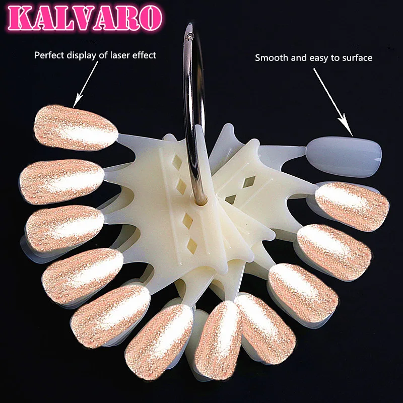 Kalvaro 50 шт. корона дизайн ногтей прозрачный/натуральный накладной лак для