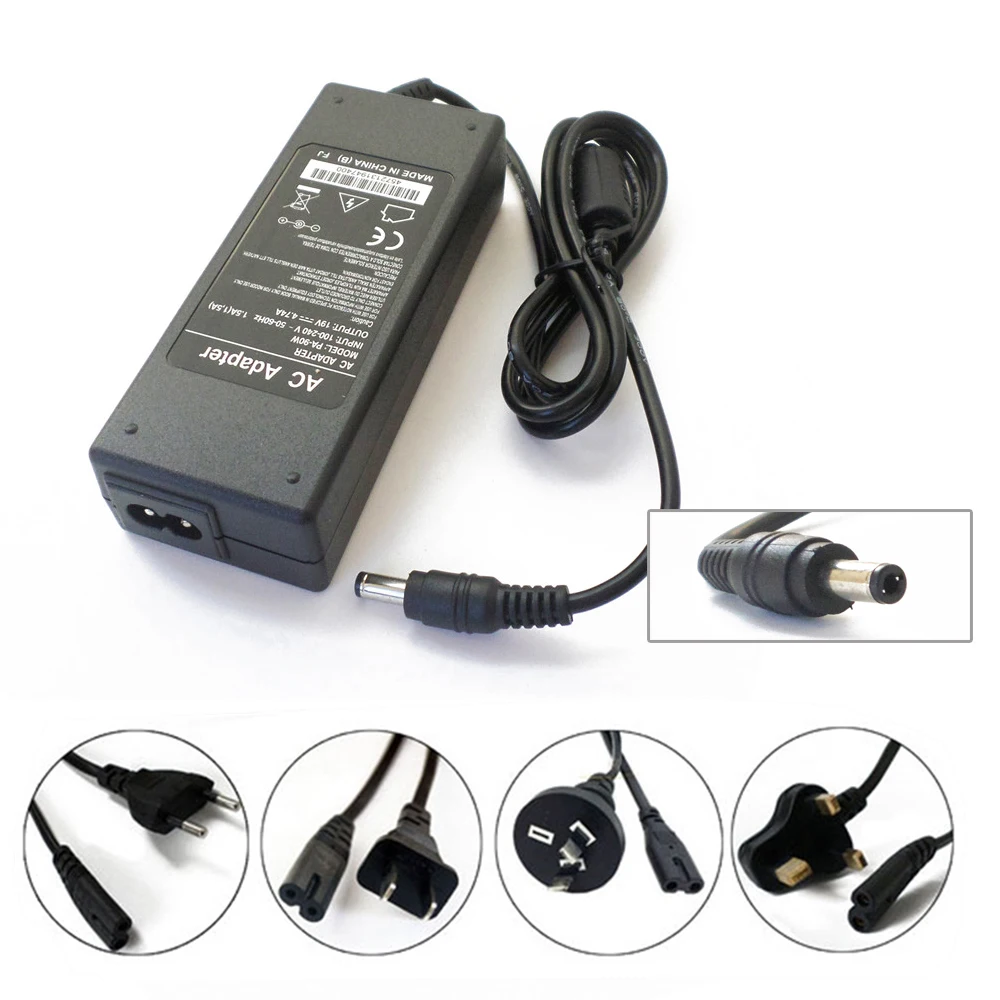

New 19V 90W Laptop AC Adapter Battery Charger Power Supply Cord For Asus K51AE K53BR K53SJ K53Z K70AB K70AC PA-1900-24 Notebook