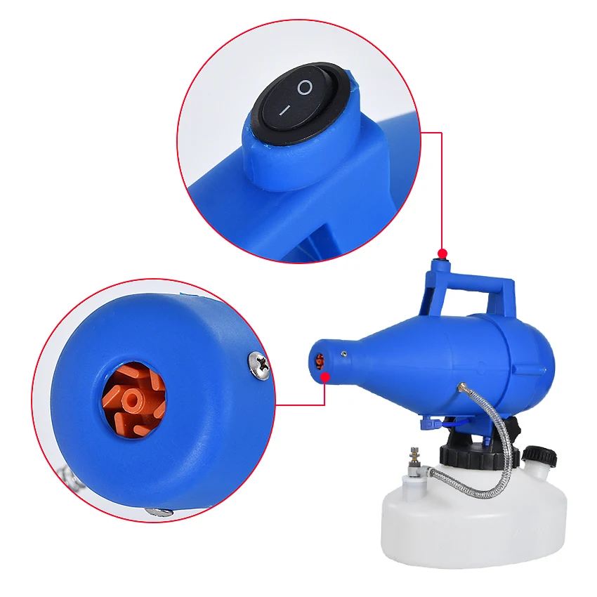 Фотоэлектрический портативный распылитель дезинфекционный аэрозольный 220 В/110 В