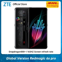 dhl free global version zte nubia redmagic 6s pro 5g gaming mobilephone 6 8 165hz amoled snapdragon 888 octa core wifi 6e