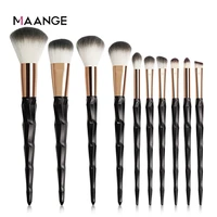 maange halloween 810pcs makeup brushes sets crystal handle foundation blush natural eyeshadow make up tools cosmetic brushes