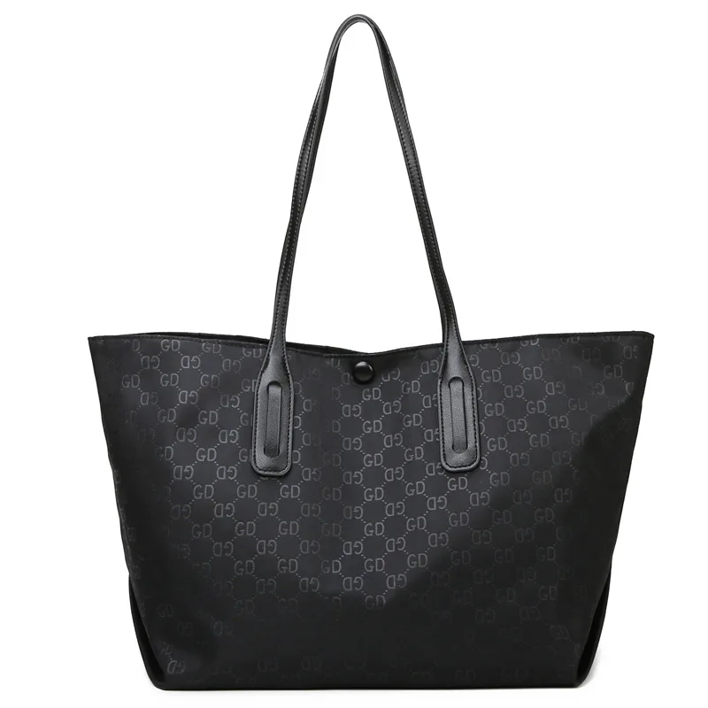 Nylon black large size fashion dry and wet separation travel one-shoulder handbag ladies sports gym yoga shopping handbag trend