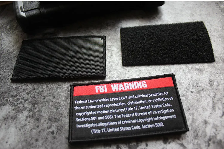 Опасная 99 ФБР креативная вышивка нашивка Индивидуальный Забавный старый значок