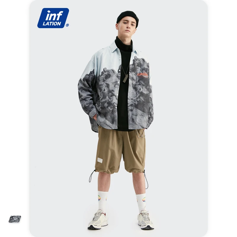 Новое поступление мужская рубашка в китайском стиле новинка Modis рубашки с