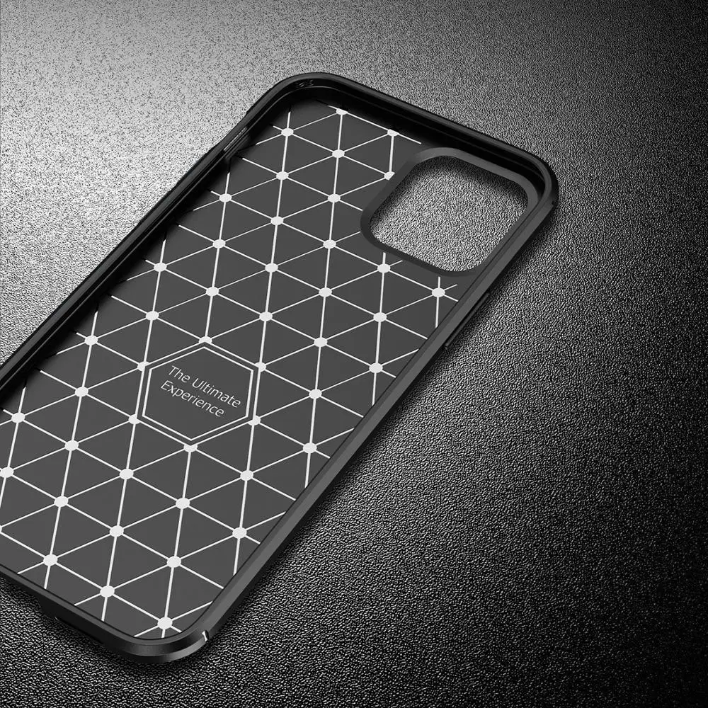 

Carbon Fiber Case For Iphone 11 12 Pro Max X XS XR XSMax 7 8 6 Plus 6S Cell Phone Shockproof Ultra Thin Luxury Cover