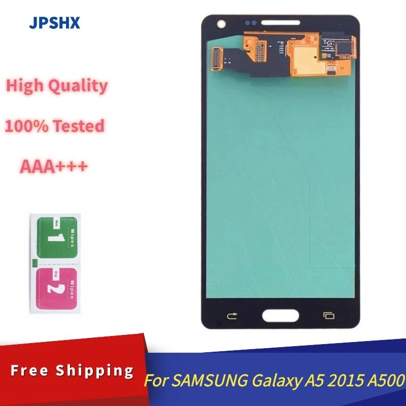 

ЖК-дисплей 5,0 ''Super AMOLED для SAMSUNG GALAXY A5 2015 A500FU A500 A500F A500M, сменный сенсорный экран с дигитайзером в сборе