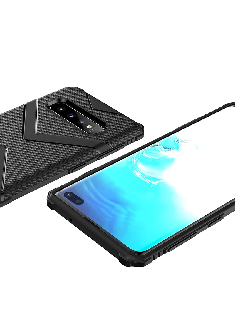 Чехол для samsung Galaxy S10Plus Мягкий ТПУ задняя крышка корпуса для samsung S10 Plus чехол