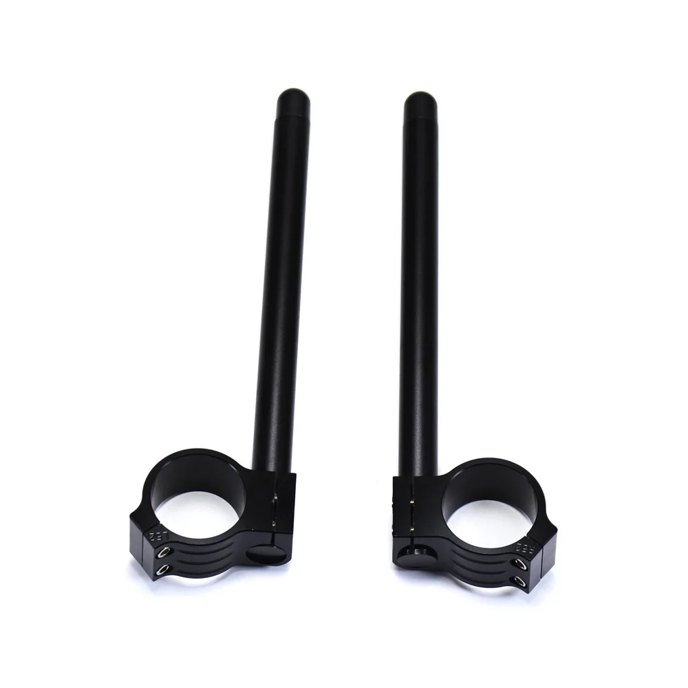 

Universal 7/8" Motorcycle Handlebar Racing Adjustable CNC 31/32/33/35/36/37/39/40/42/45/48/51/58mm Clip-On Fork Tube Cafe Racer