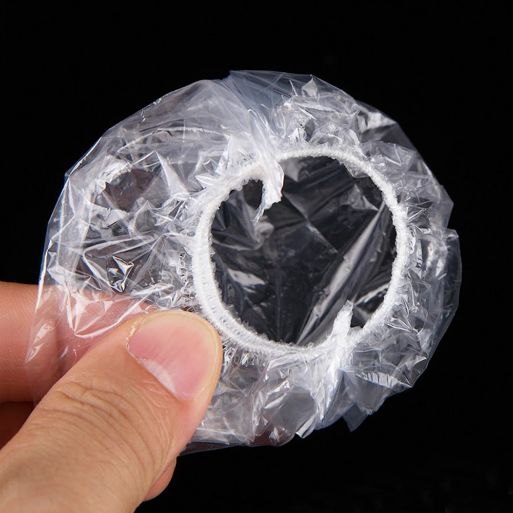 100 шт. одноразовые водонепроницаемые наушники цветные для парикмахерской защита