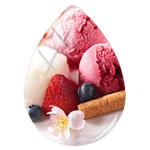TAFREE украшения для мороженого десертные картины стеклянный кабошон ручной работы