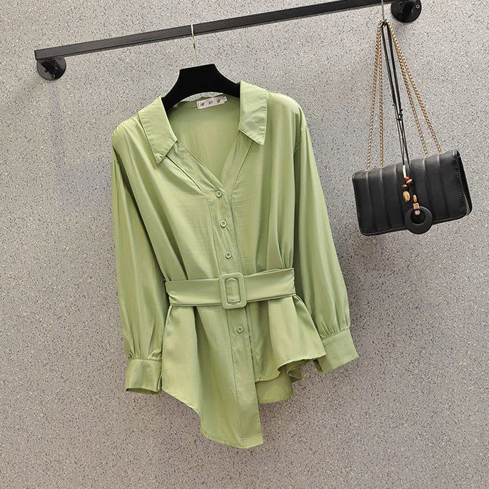 

Women 2020 Spring Autumn New Long Sleeve Irregular Tops + Split Jeans Sets Fashion Denim Suit Female Two Piece Women Pant Set 02