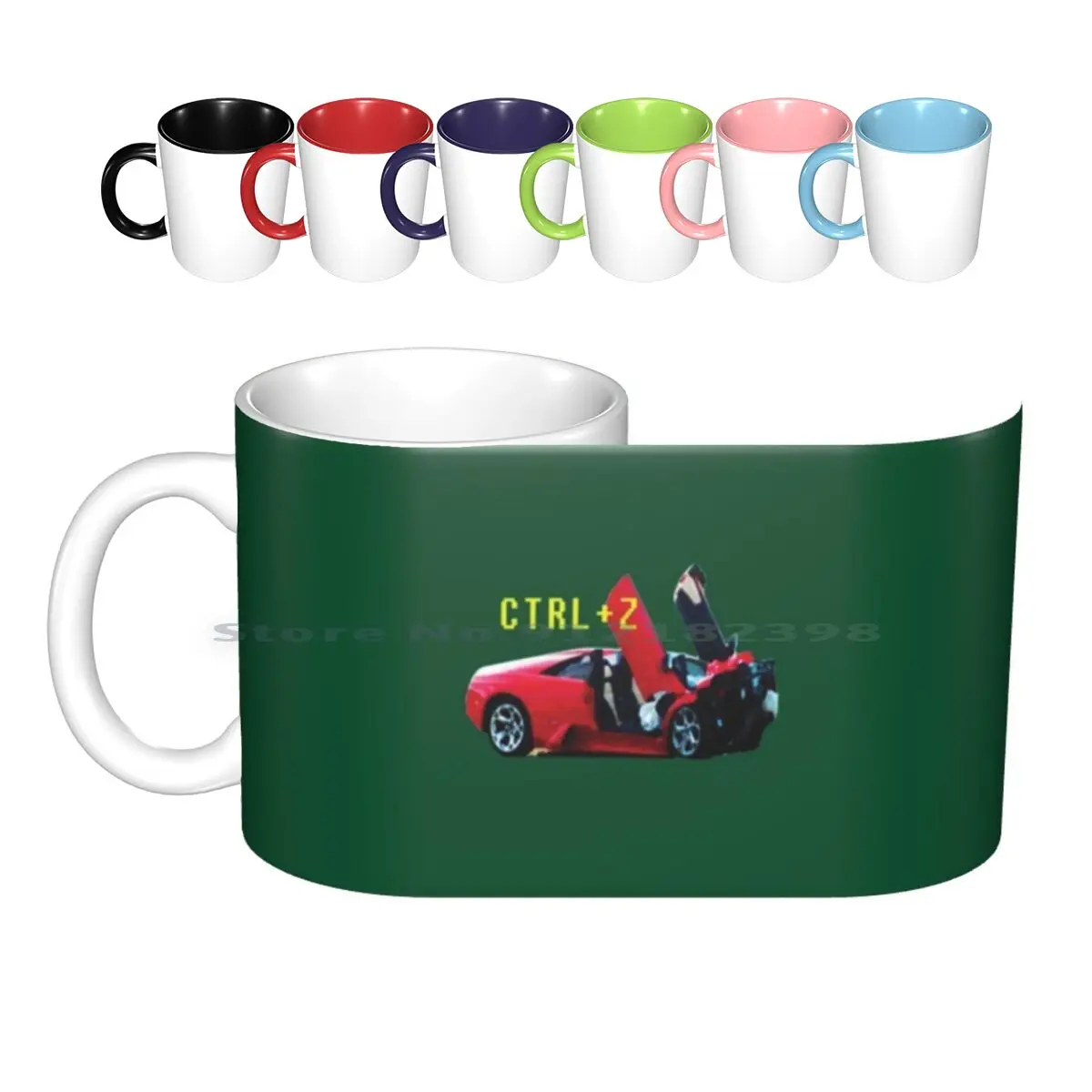 

Красные керамические кружки Ctrl Z Tctrl Z Lambo, чашки для кофе, кружка для молока, чая, Domenicali Roadster Urus 2019 2019 1999, музейные Sc18 2019