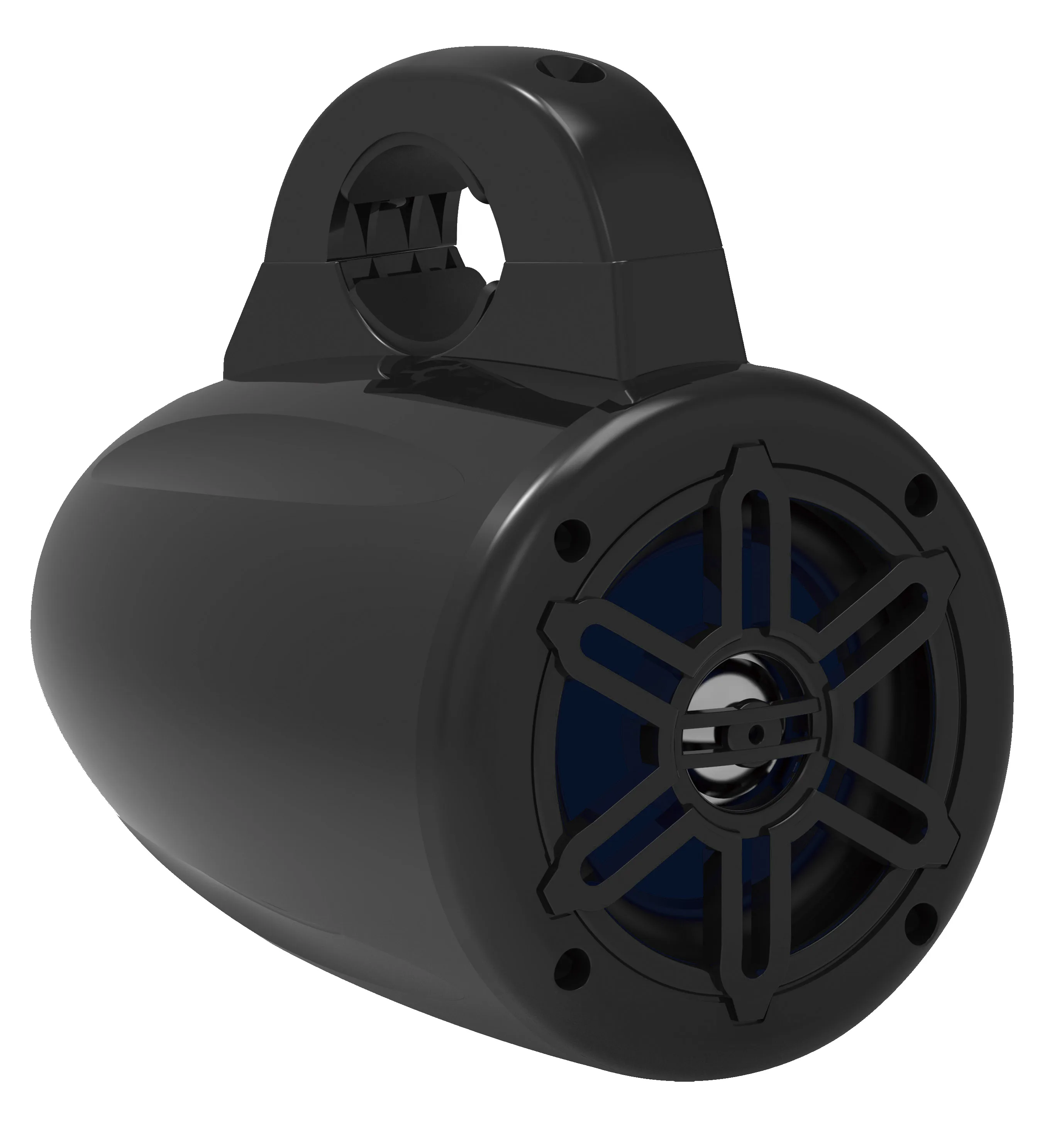 

Shark motorcycle audio with FM radio amplifier, 4x Wakeboard 300W Tower Speakers Black
