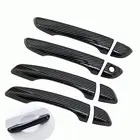 Для Peugeot 4008 2017 2018 2019 2020 углеродное волокно хромовое покрытие для автомобильных дверных ручек отделка стикер Стайлинг Аксессуары