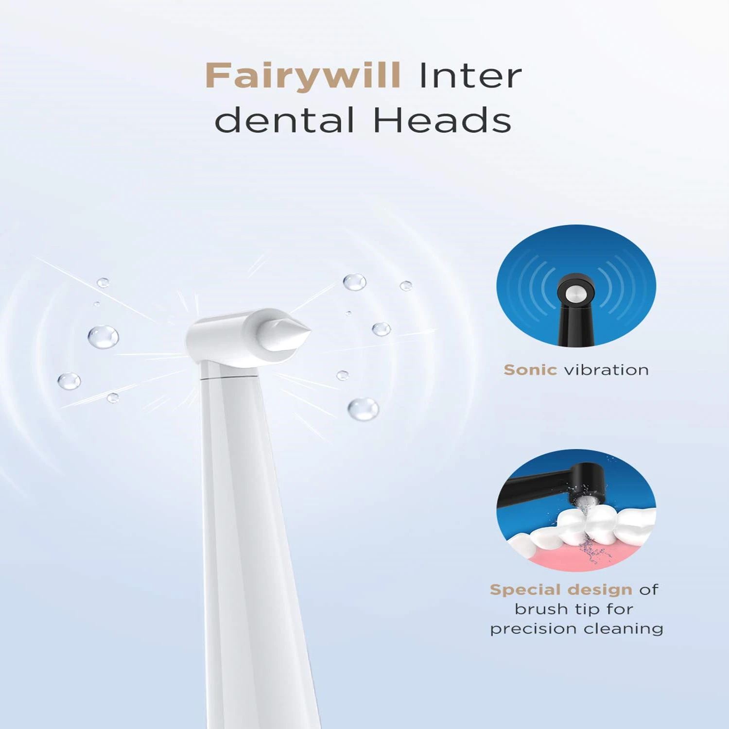 Fairywill Ультразвуковая электрическая зубная щетка для Зубная щётка es сенными