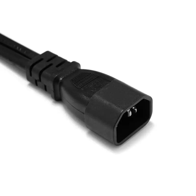 Разветвитель IEC 320 C14 на C13 1 кабель Папа-2 1-2 канала Удлинительный для PDU ПК монитора