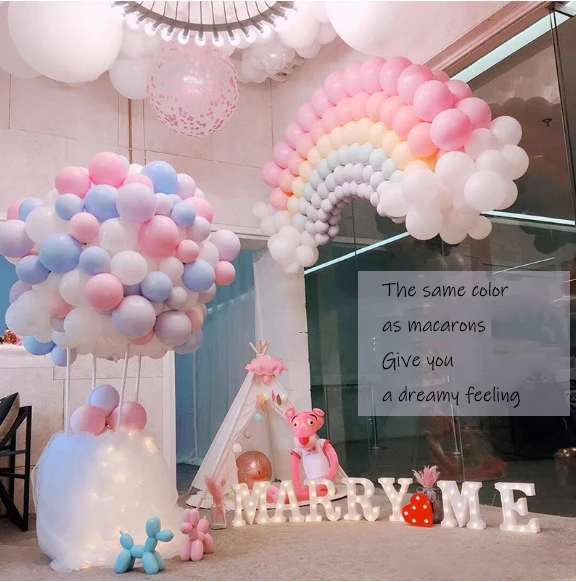 10 шт. латексные надувные шары 9 цветов | Дом и сад