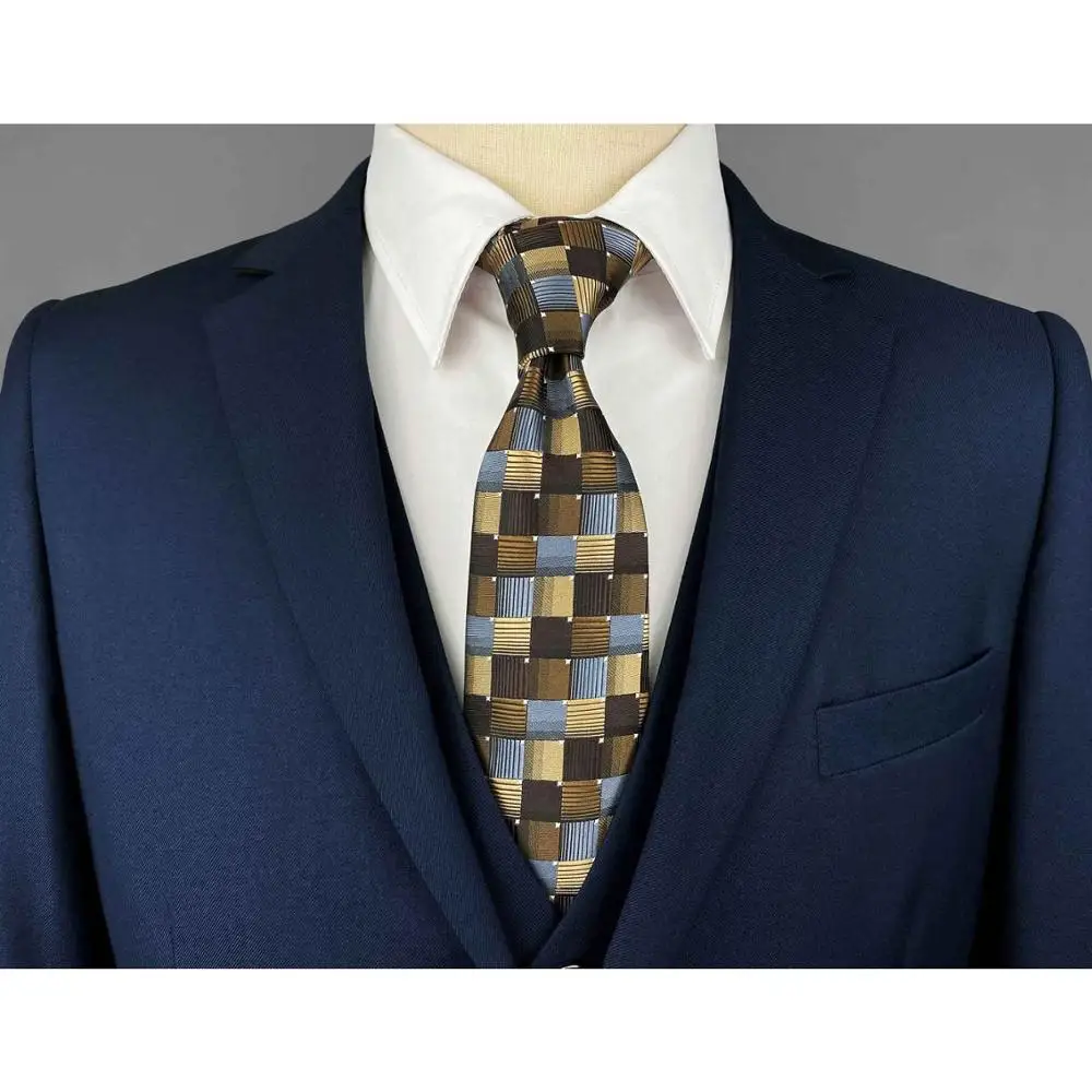 G03 многоцветный Checkes мужские набор галстуков модное Шелковое Розовое нарядное