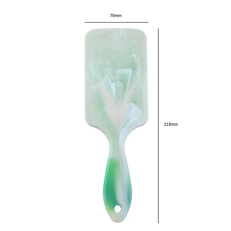 

Professional Square Marble Hair Comb Scalp Massage Health Care Hairbrush