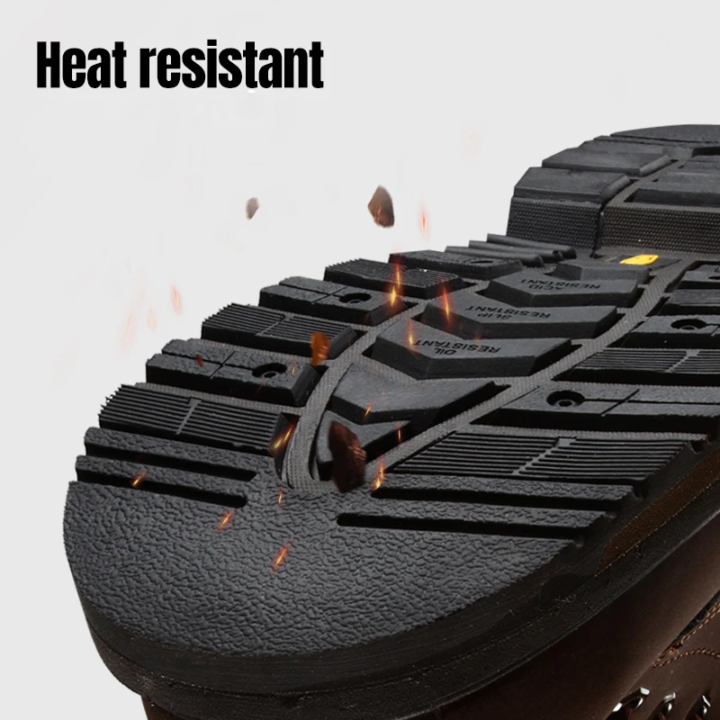 DYKHMILY/рабочие ботинки со стальным носком для мужчин Нескользящие