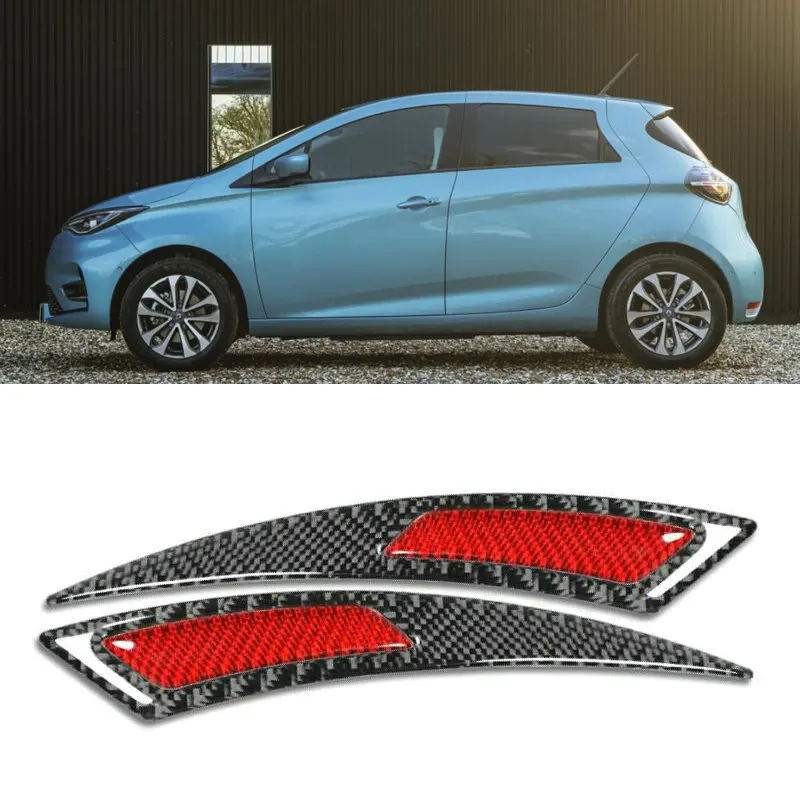 Наклейка для бровей из углеродного волокна на колесико Renault 4 sativel S wind zoe talisman thalia