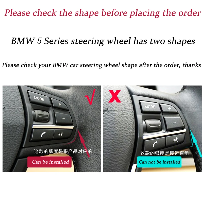 

Car Styling Interior Steering Wheel Sequins Decoration Circle Cover Trim Stickers for BMW 5 7Series 5GT F10 F01 F07 Accessories