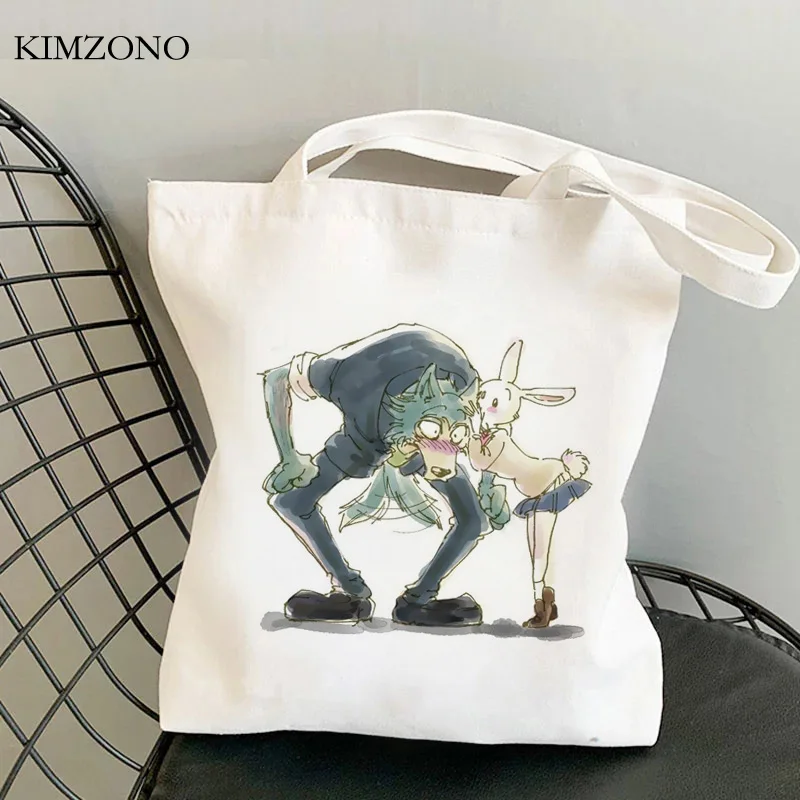 

Beastars shopping bag jute bag cotton tote canvas eco shopper bag tote jute bolsas ecologicas net grab