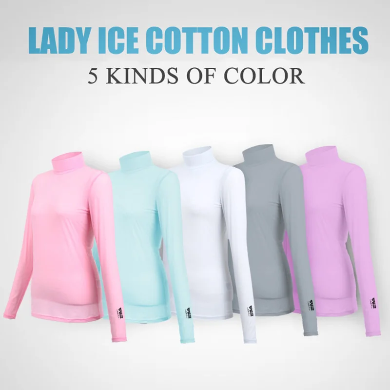 Рубашка для гольфа летняя одежда футболки с защитой от УФ-лучей женская из