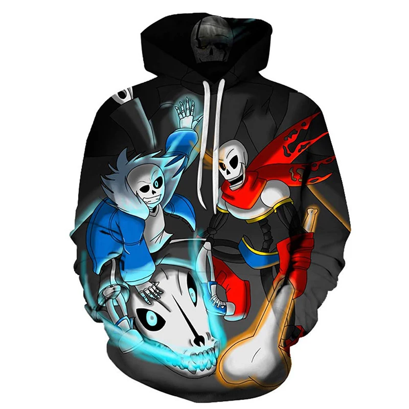 

Undertale Hoodies Men Women Casual Game Hooded Sweatshirt Cosplay Fashion Pullover Harajuku Hip Hop Streetwear 3D Printed Hoodie