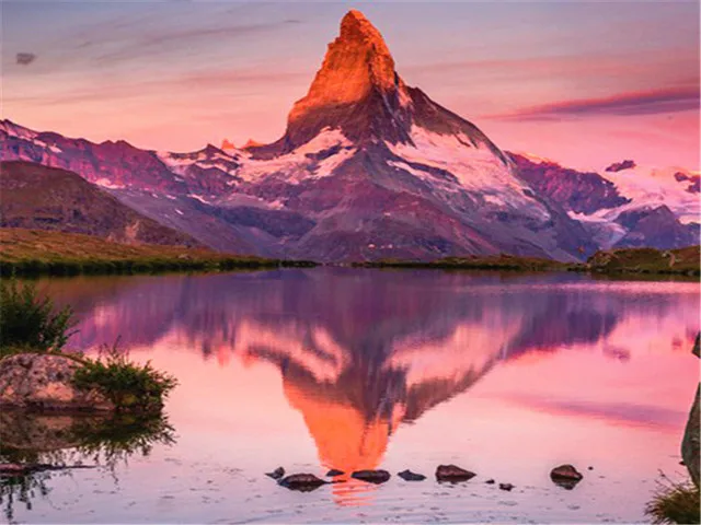 

Diamond Painting Scenery Mountain Landscape 5d Diy Mosaic Full Square Drill Diamant Of Rhinestone Daimond Embroidery Picture