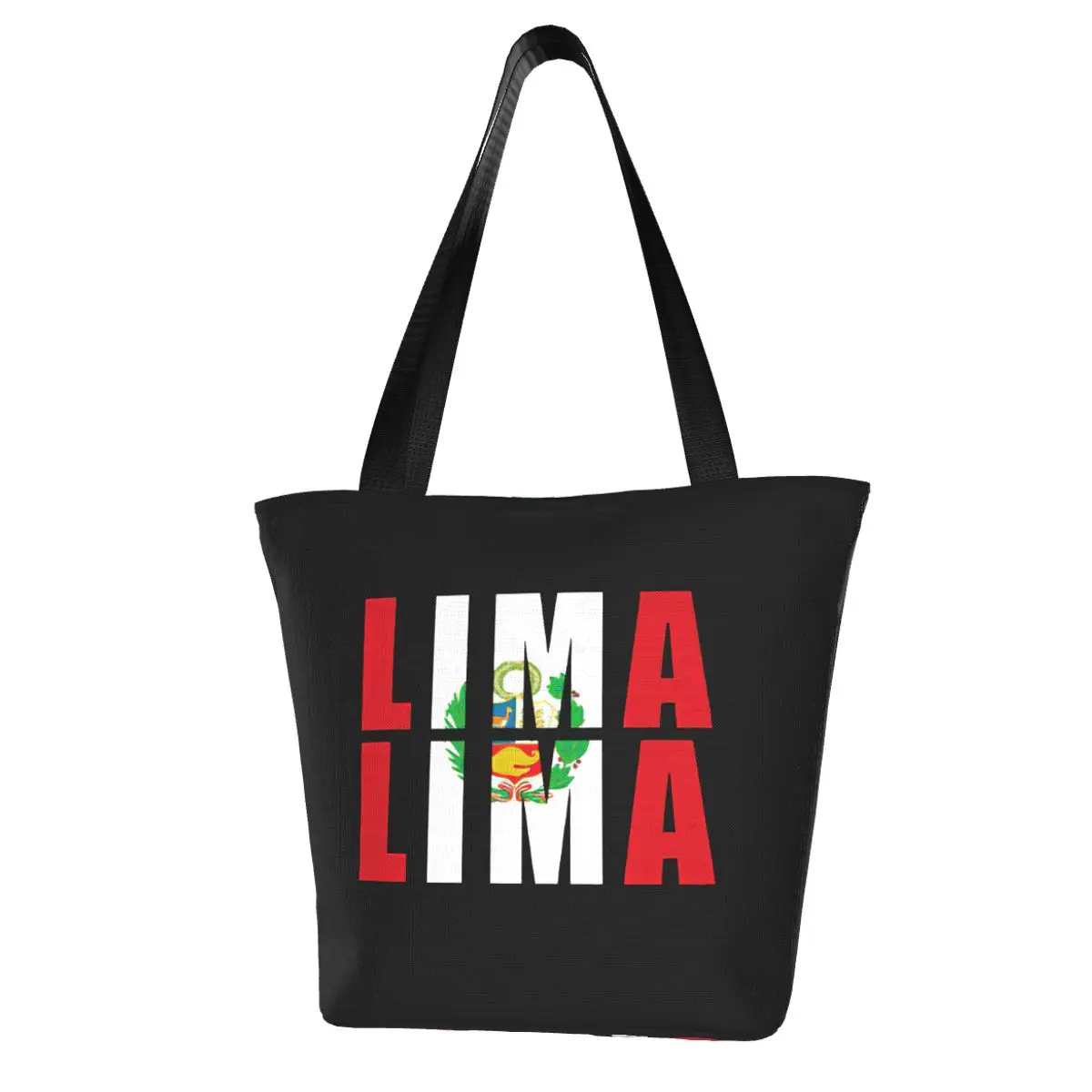 Lima Peru Shopping Bag Aesthetic Cloth Outdoor Handbag Female Fashion Bags