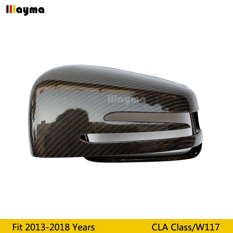 W117 Крышка для зеркала из углеродного волокна Benz CLA CLA180 CLA200 ClA220 CLA250 2013 2018 год CLA45 Для