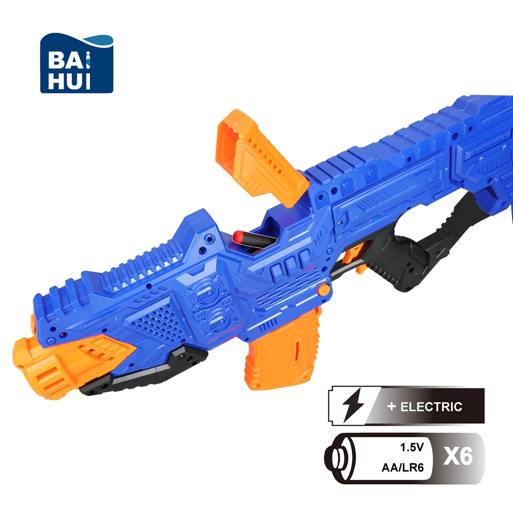 Снайперская винтовка для мальчиков и пистолеты Nerf автоматический пулемет Baihui