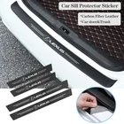 Защитная Наклейка на порог автомобильной двери из углеродного волокна для Lexus Ct200h GS GX GC ES IS LS LX LC NX RX RC SC UX GX460 LFA RCF