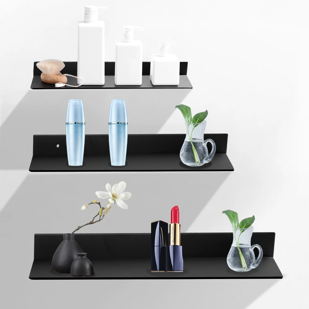 

Black Bathroom Shelves Shower Bathing Storage Holder Kitchen Organizer Rack Shampoo Shower Caddy Rack Bathroom Accessories