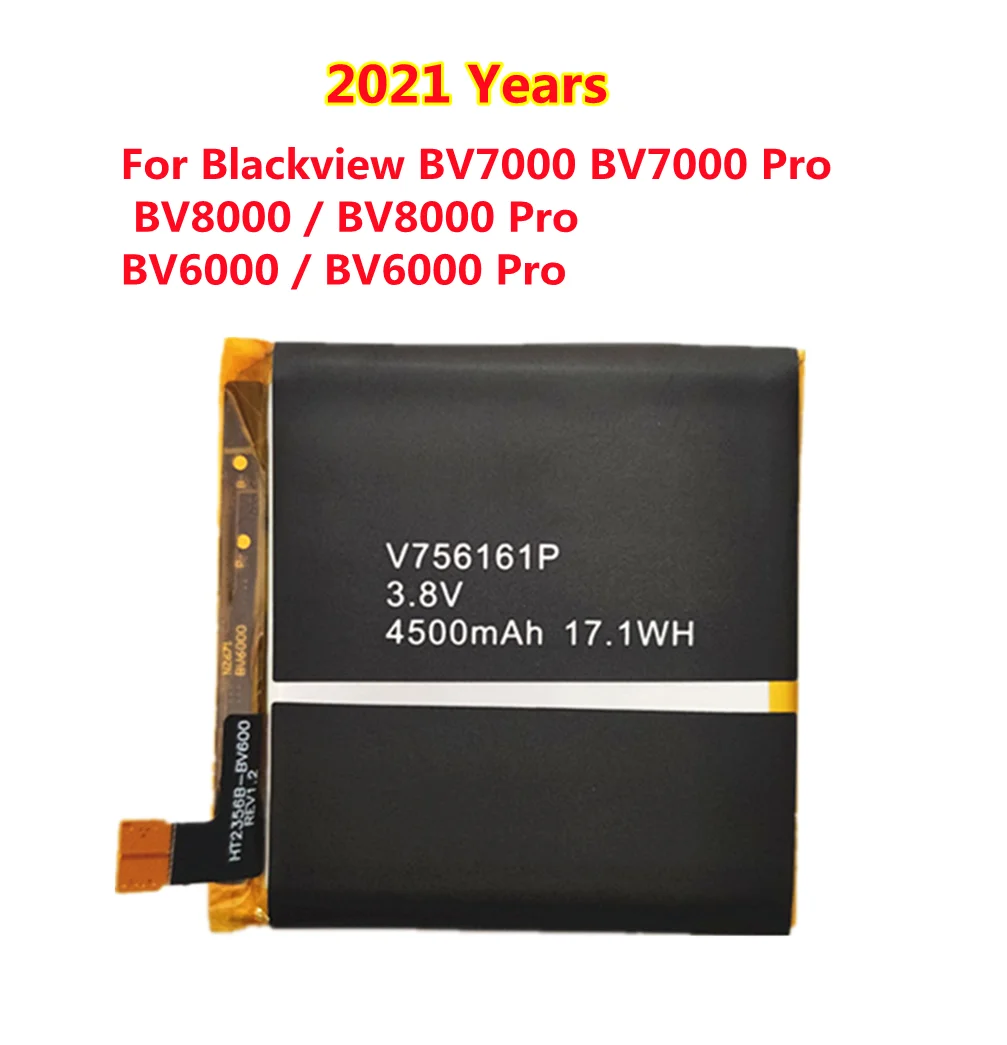 100% Новый оригинальный аккумулятор для телефона Blackview BV6000 BV6000S BV7000/BV7000 PRO BV8000/BV8000