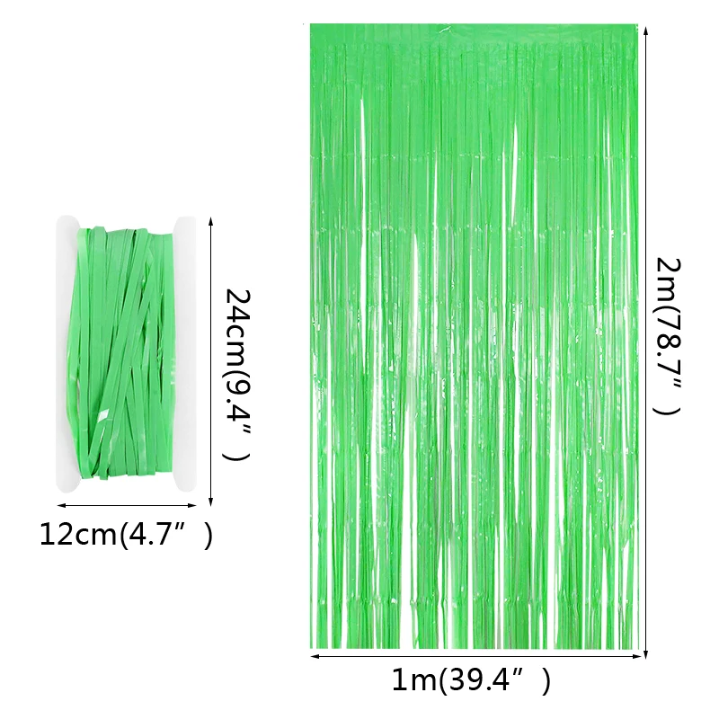 100*200 см мишура Fringe Блестящие занавески дождя двери дома номер Свадебная