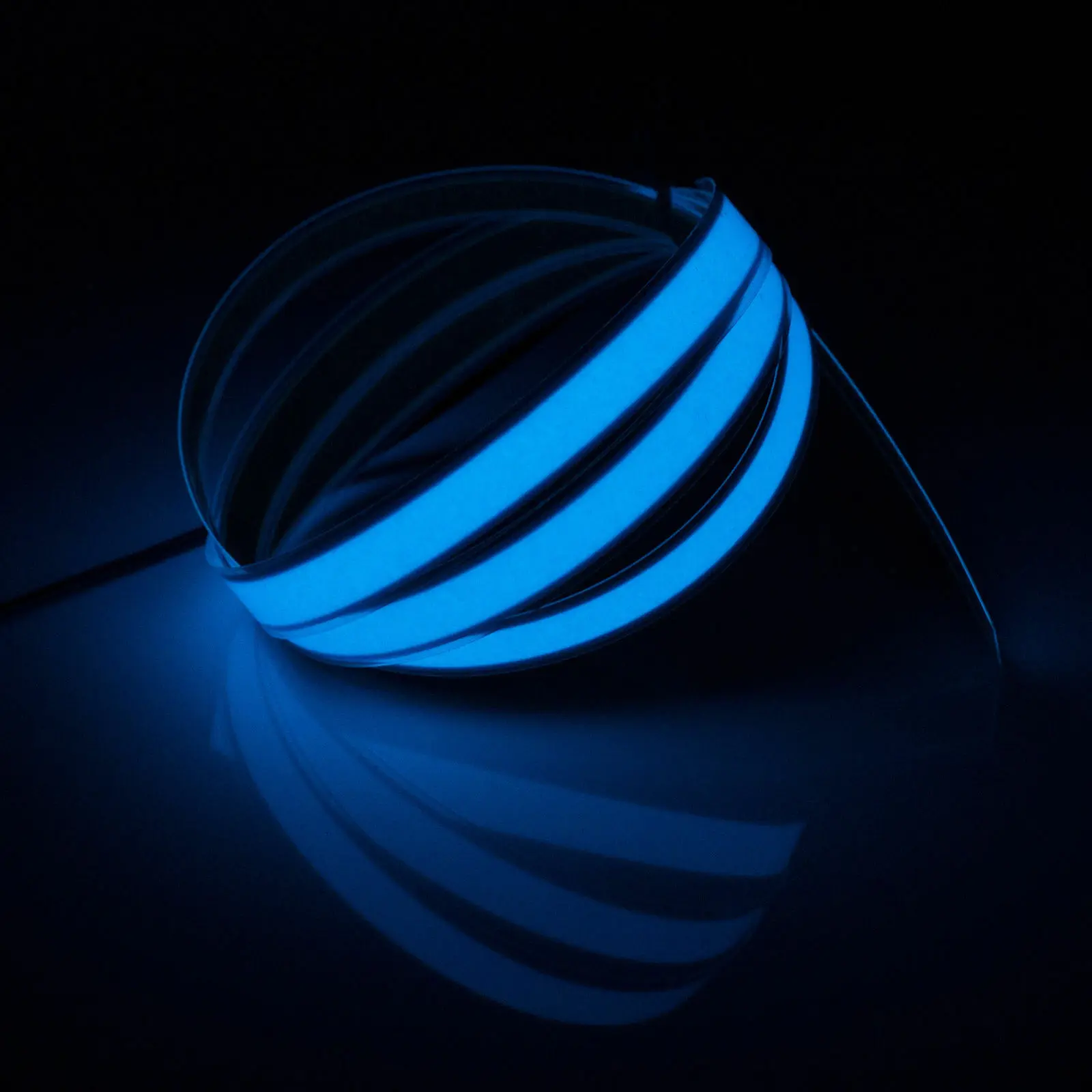 

1M 3.28ft Colorful Flexible Electroluminescent Tape EL Wire Glowing With DC 12V 3V Sound Activated 5V USB Inverter el tape Drive