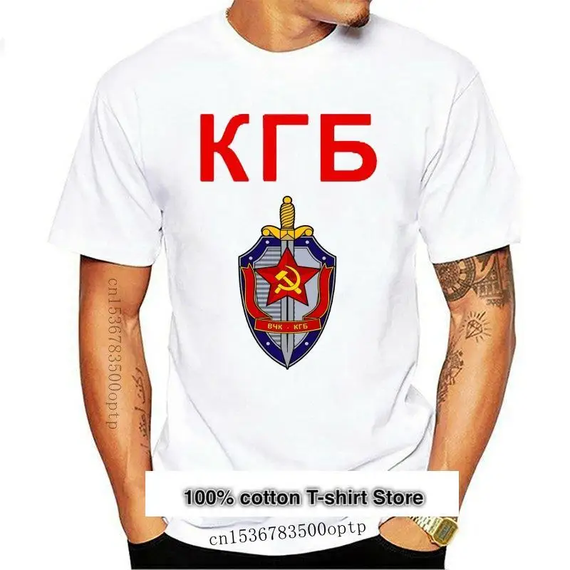 

Camiseta с эмблемой la KGB для мужчин, camisa de Street de hip hop, CCCP, URSS, силиконовый союз, новинка 2021