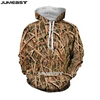 jumeast men women 3d sweatshirt oversized male female coat reed camouflage hunting long sleeve cap hoody sport pullover hoodies