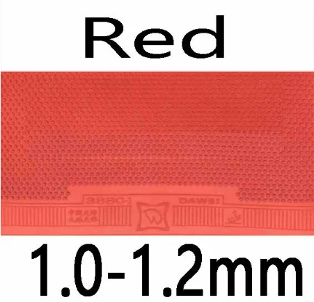 Dawei 388C-1 388C 1 средний pips-out Настольный теннис pingpong Резина с губкой - Цвет: red 1.0-1.2mm
