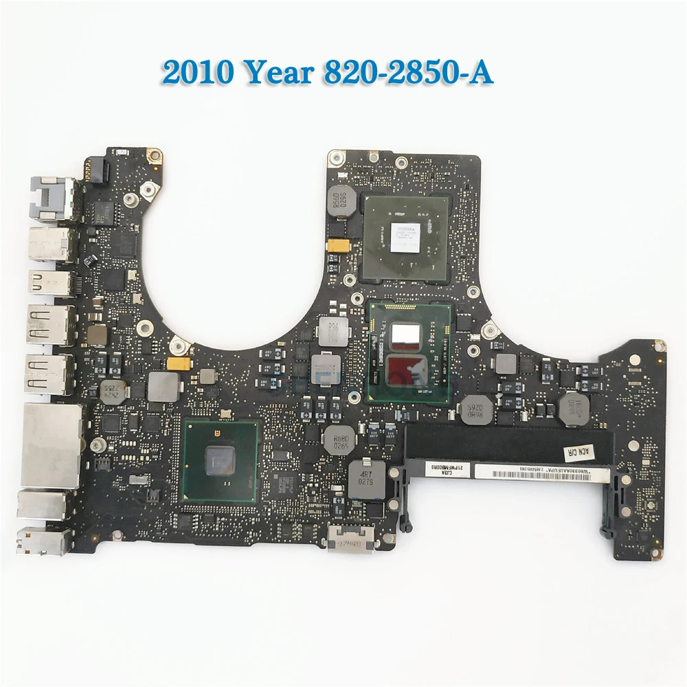 Логическая плата A1286 для материнской платы MacBook Pro 15" 2008 820-2330-A 820-2532-A 2009 820-2523-B 820-2533-B 2010 820-2850-A.