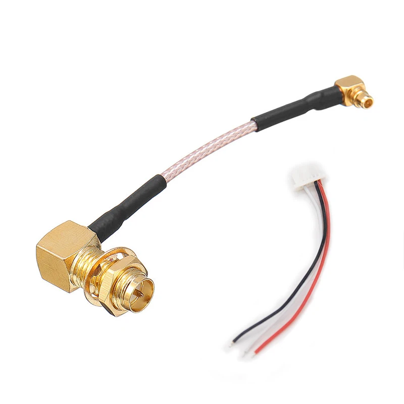 

DIY Version RC Drone Spare Part VTX Antenna Extension Cable Feeder L To MMCX